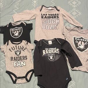 Las Vegas Raiders baby bundle